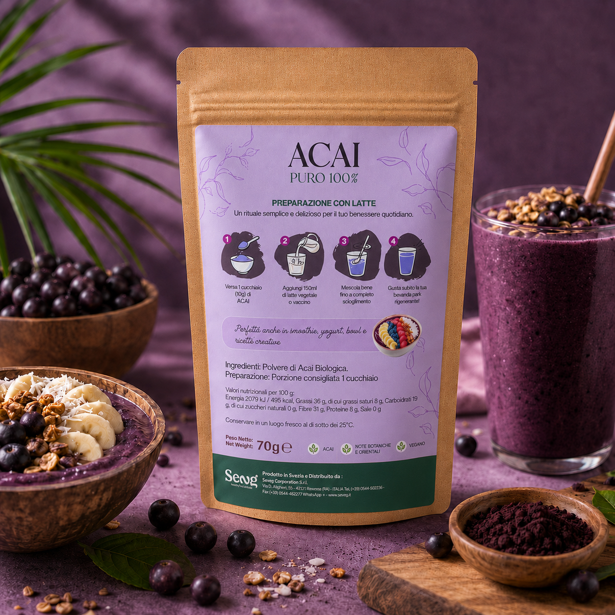 ACAI Puro 100% - 70g